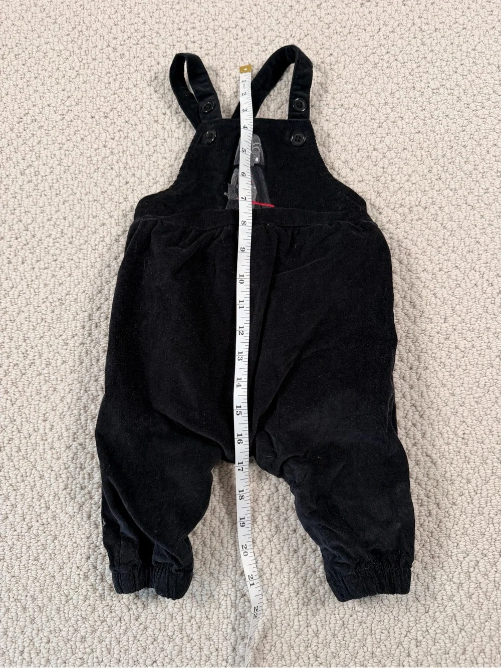 Black Baby Boys' Darth Vader Overalls